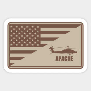 AH-64 Apache Desert Patch Sticker